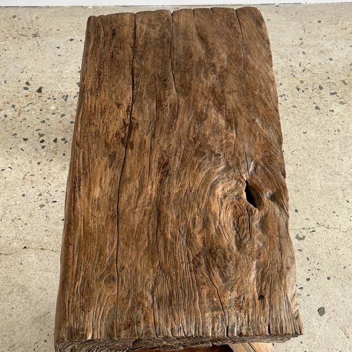 Office Objets - Wholesale Stool - Solid Asian teak stool or side table37