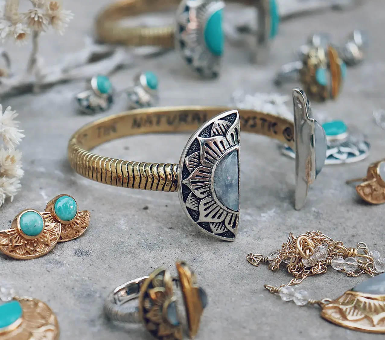 bahgsu jewels - Wholesale Cuff Bracelet - Natural Mystic Cuff16