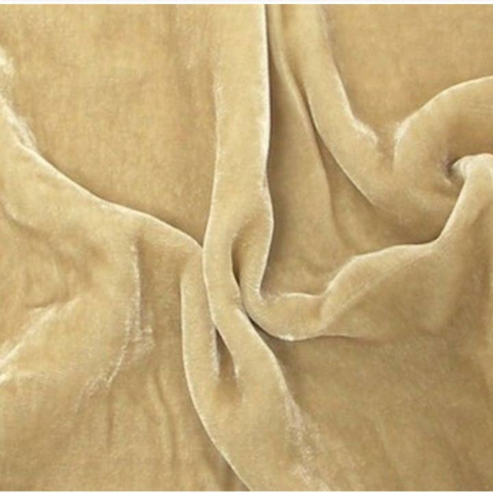 Top Fabric - Wholesale Fabric - LUXOR - PREMIUM FINE QUALITY SILK PLAIN VELVET UPHOLSTERY FABRIC BY THE YARD15