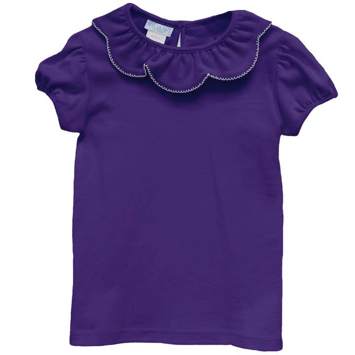 Vive La Fete - Wholesale T-Shirt - Kids - Knit Short Puffy Sleeve Girls Tee Shirt