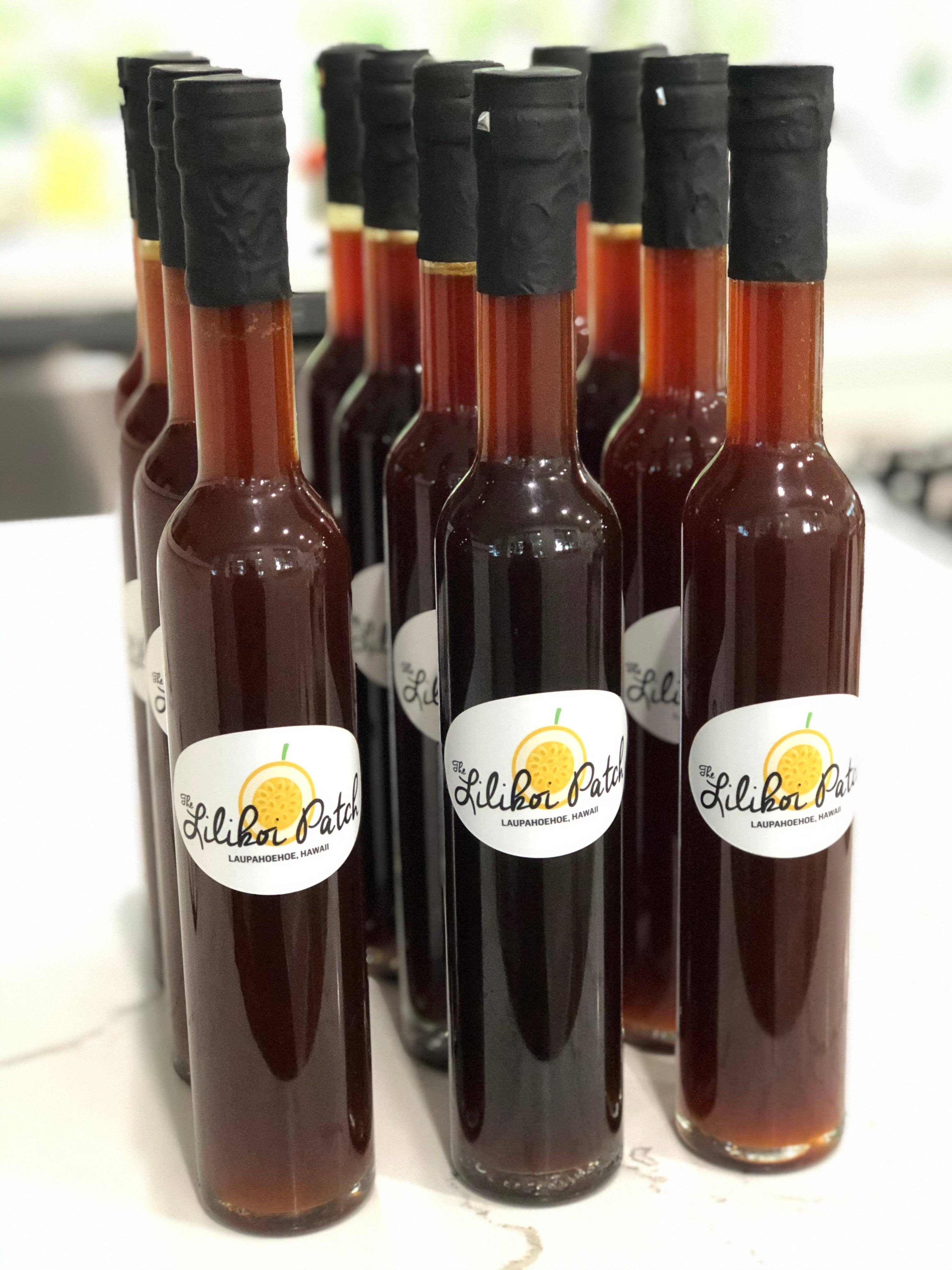 Nakihalani Farm - Wholesale Flavored Syrup - Lilikoi Syrup 12oz - Made in Hawaii