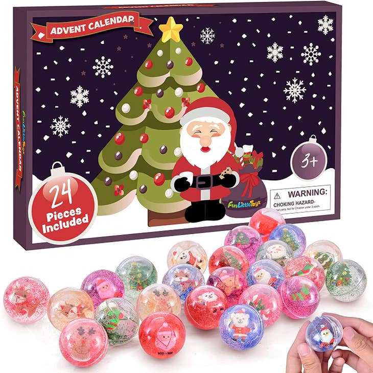 Navidad Calendario De Adviento Box Toy 24 Days Countdown Toy