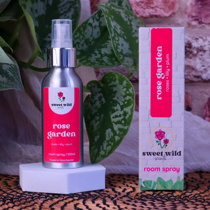 Room and Linen Spray Rose Garden - Roses • Lilly • Plum for wholesale by Sweet Wild Scents