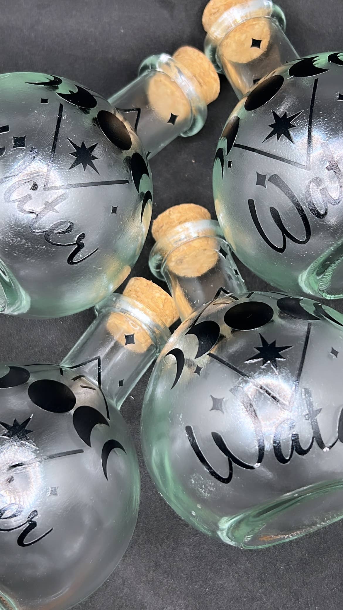 WaterBruja - Wholesale Meditation Supplies - Moon Water Jar, Full Moon Ritual, Moon Phase Glass Bottle6