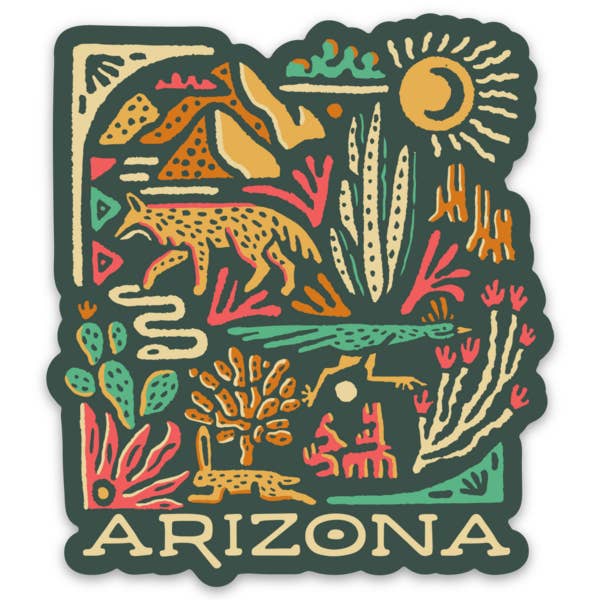 Arizona Nature Sticker for wholesale by EARTHWILD