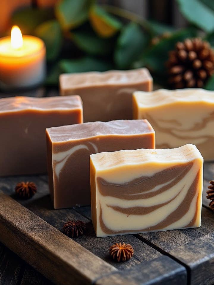 Kürbis-Karamell-Braunzucker-Seife für den Großhandel von Priscila Leen Arts at Florida Soap Candle