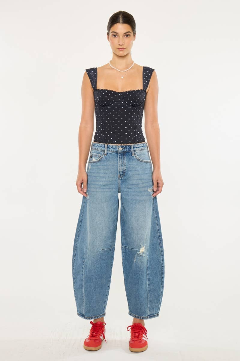 MEDIUM OPEN PACK HIGH RISE HORSESHOE FIT JEANS-KC9390M for wholesale on Faire5