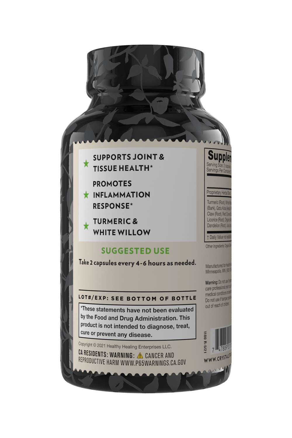 Crystal Star - Wholesale Oral Supplement/Vitamin - Inflama Relief1