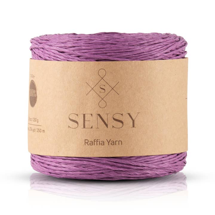 Sensy - Venta al por mayor Hilos - Sensy Hilo de rafia 100 % papel, 250 m (274 yd)25