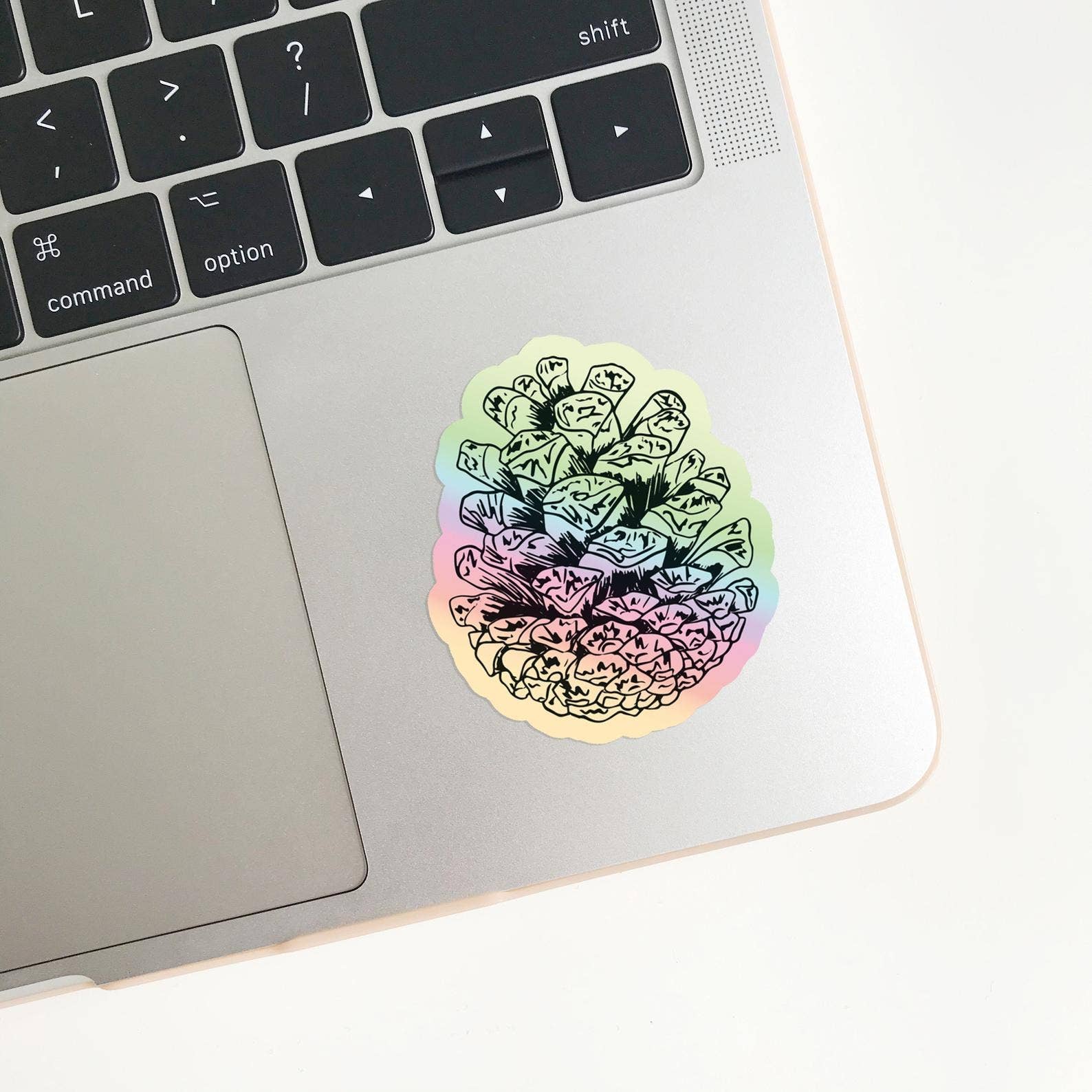 Sablewood Paper Company - Wholesale Sticker - Holographic Pine Cone (Sticker)1