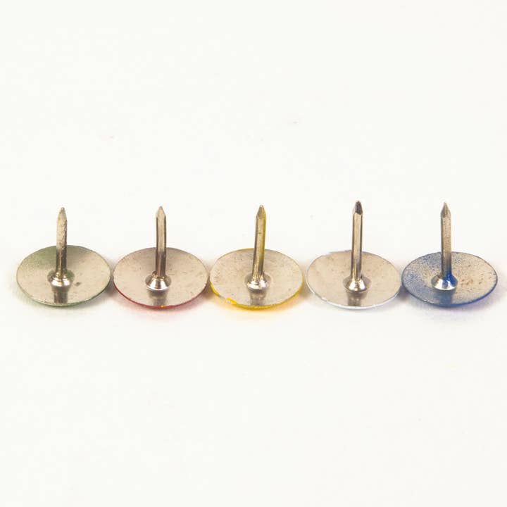 Luna Office Supply - Everyday Essential - Wholesale Thumbtacks - Assorted Color Thumb Tack - Pack of 200