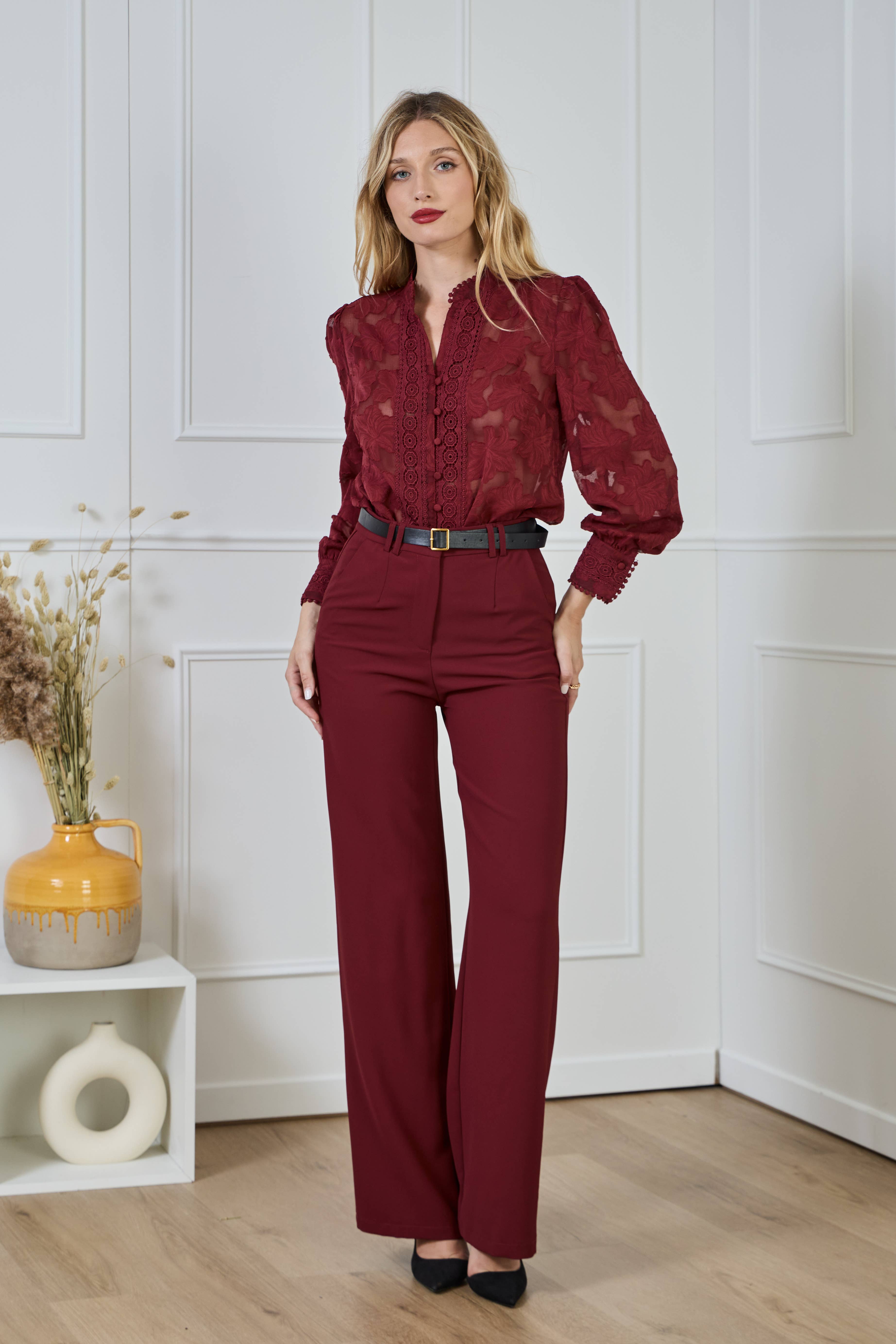 LULUMARY – Camisa - Mulher por atacado – Camisa com estampa CH3675