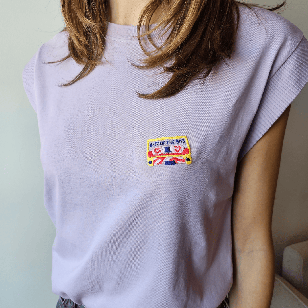 Mellow - Wholesale Craft Sewing Kit - Best of the 90's Mixtape Embroidery Kit by Limistic2