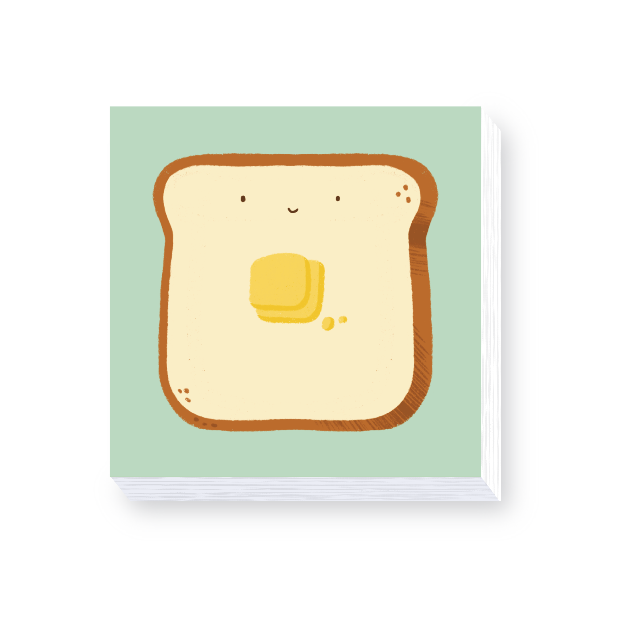 Happy Little Paper Co - Wholesale Sticky Notes - Toast Post It Note0