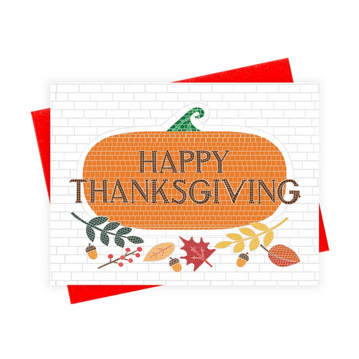 Subway Thanksgiving Card for wholesale by xou