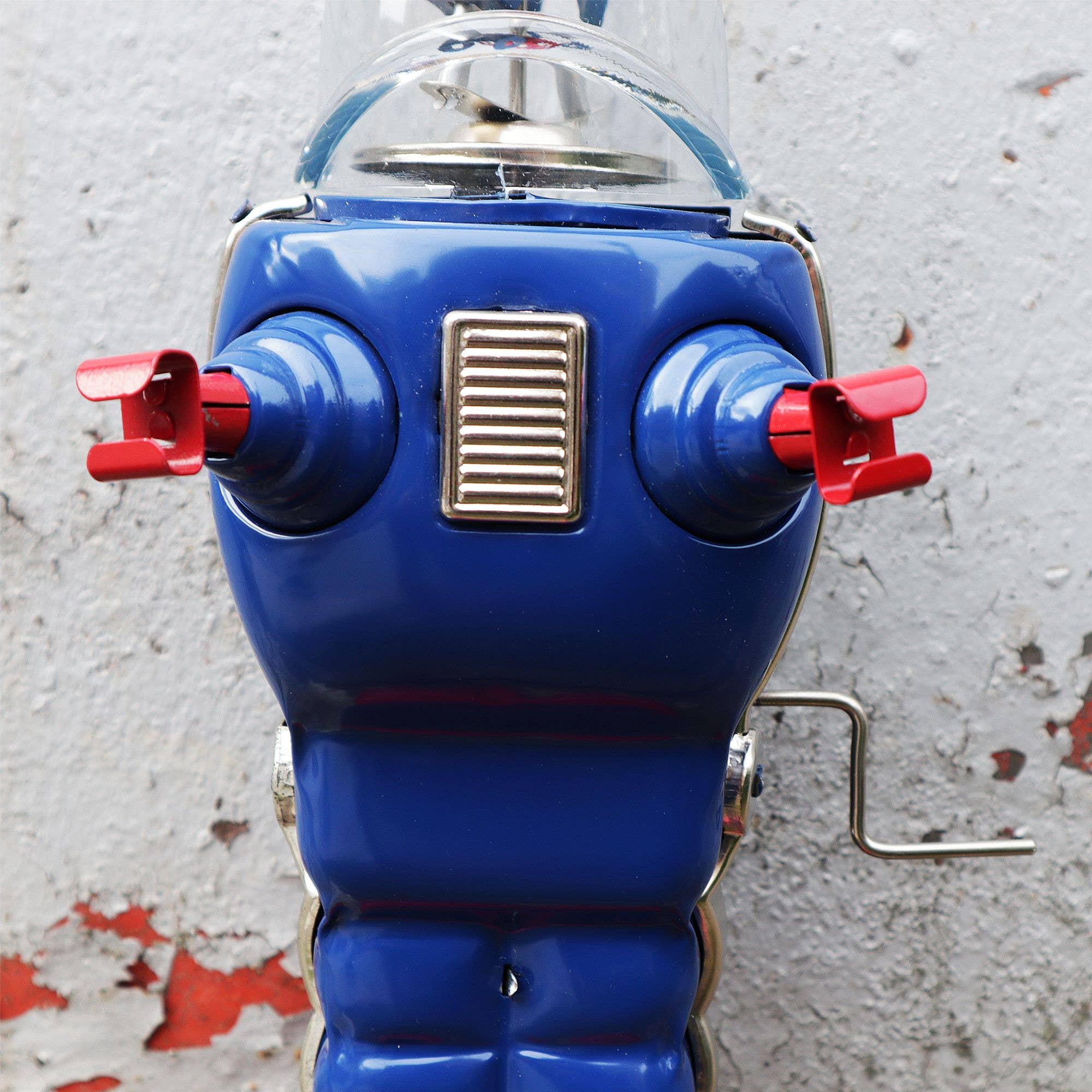 Tribal Trade GmbH - Wholesale Decorative Figurine - Robot Robot Space Trooper blue tin robot11