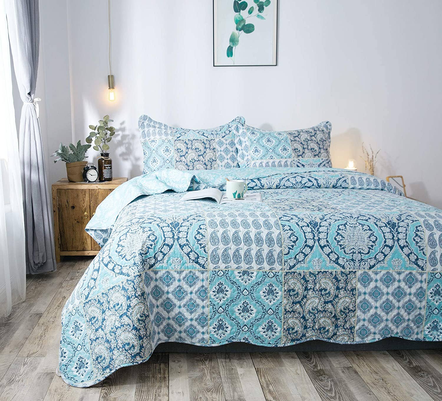 Kasentex - Wholesale Bedding Set - Printed Pre-Washed Quilt Set - Microfiber Fabric Quilted5