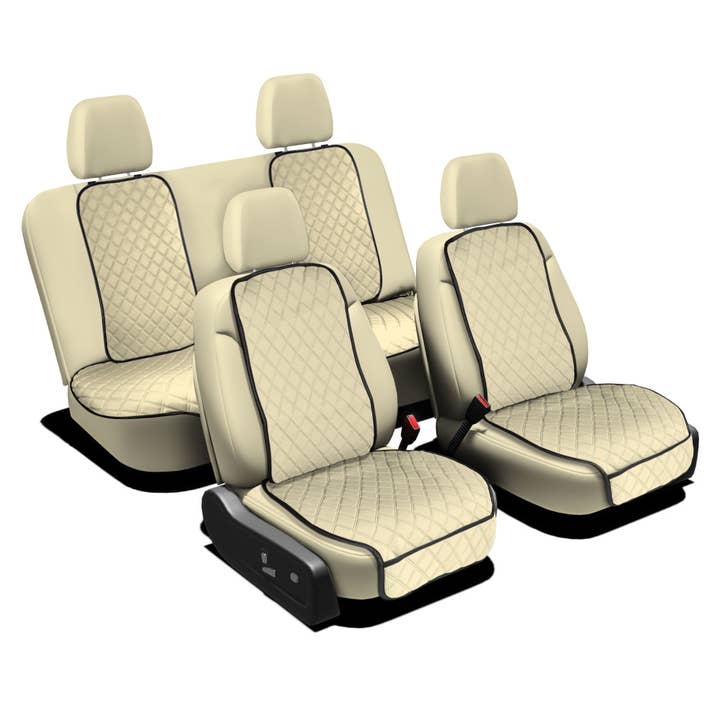 FH GROUP – wholesale Car Decorative Charm - Unisex – NeoSupreme Seat Protectors - Full Set - Solid Beige
