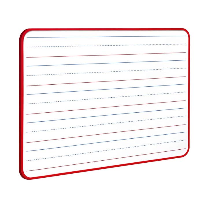 Magnetic Red Frame Ruled Board for wholesale by Scribbledo