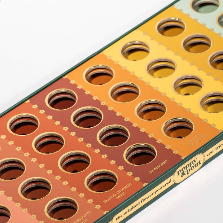 Poppy & Pout - Wholesale Lip Balm Set - Product Display, 40 Lip Balm Tray, Original Flavors
