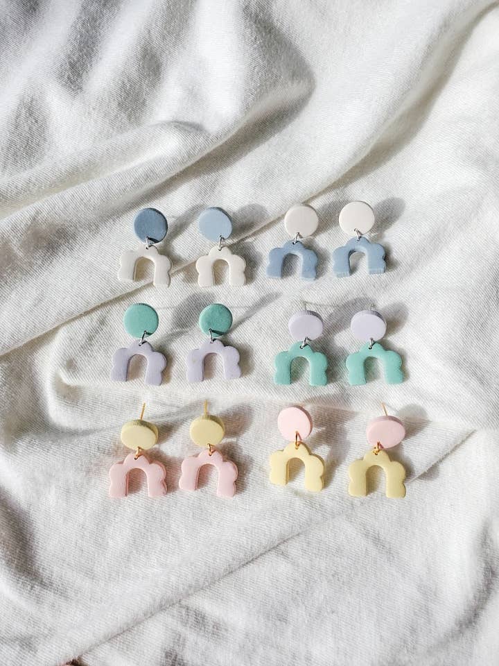 Mini Squiggle Arcs for wholesale by Monique Elise Designs