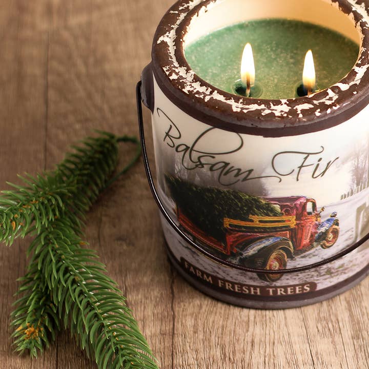 A Cheerful Giver - Wholesale Jar/Filled Candle - Farm Fresh Candle (20oz.) – Balsam Fir3