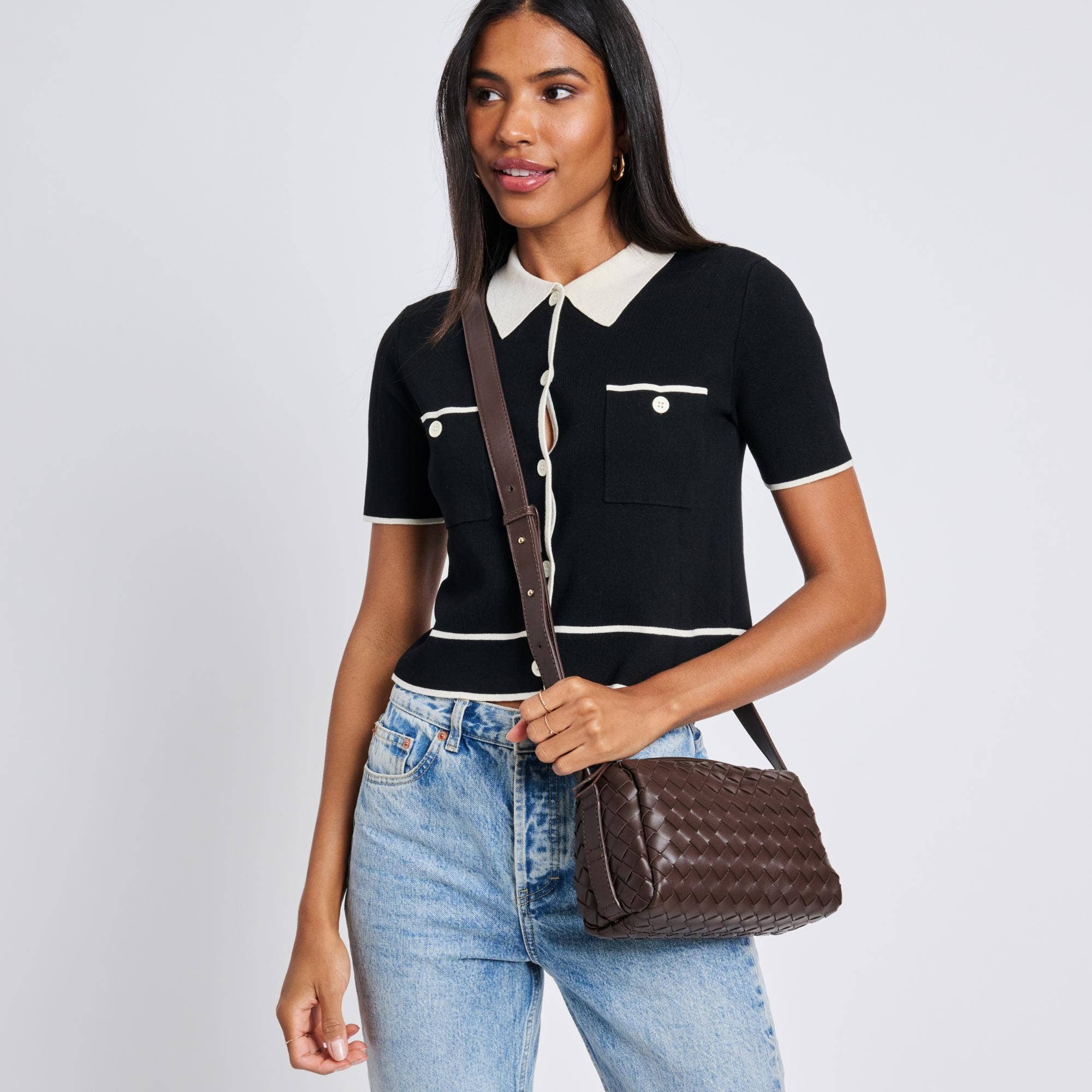 Moda Luxe - Vendita all'ingrosso Borsa a tracolla - Donna - Tracolla Charlotte Woven16