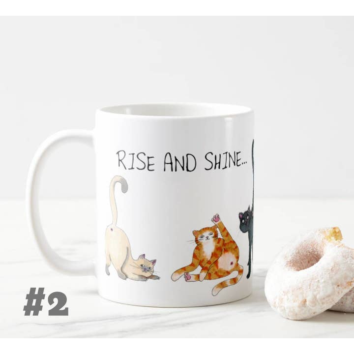 Lemon Zesty - Vendita all'ingrosso Tazza - Tazza con scritta «Rise and Shine, Asshole»3