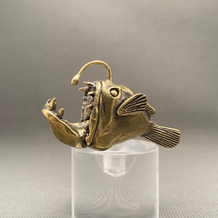 Mio Queena - Wholesale Decorative Figurine - Brass Lantern Fish Crafts Desktop Ornaments Decoration1