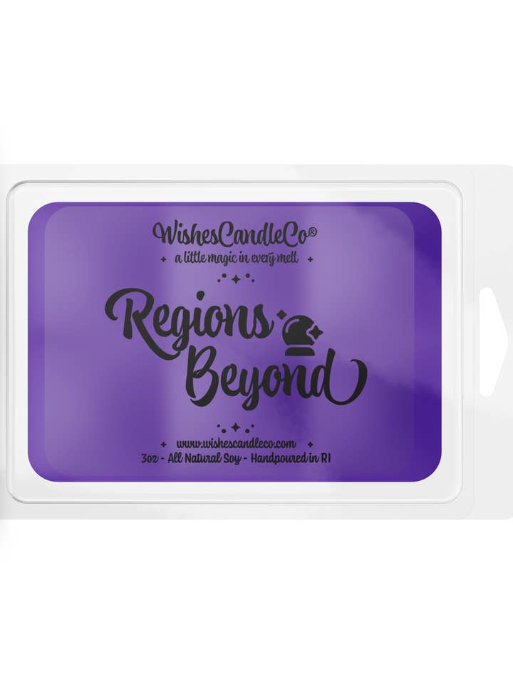 Regions Beyond Wax Tart for wholesale by Wishes Candle Co