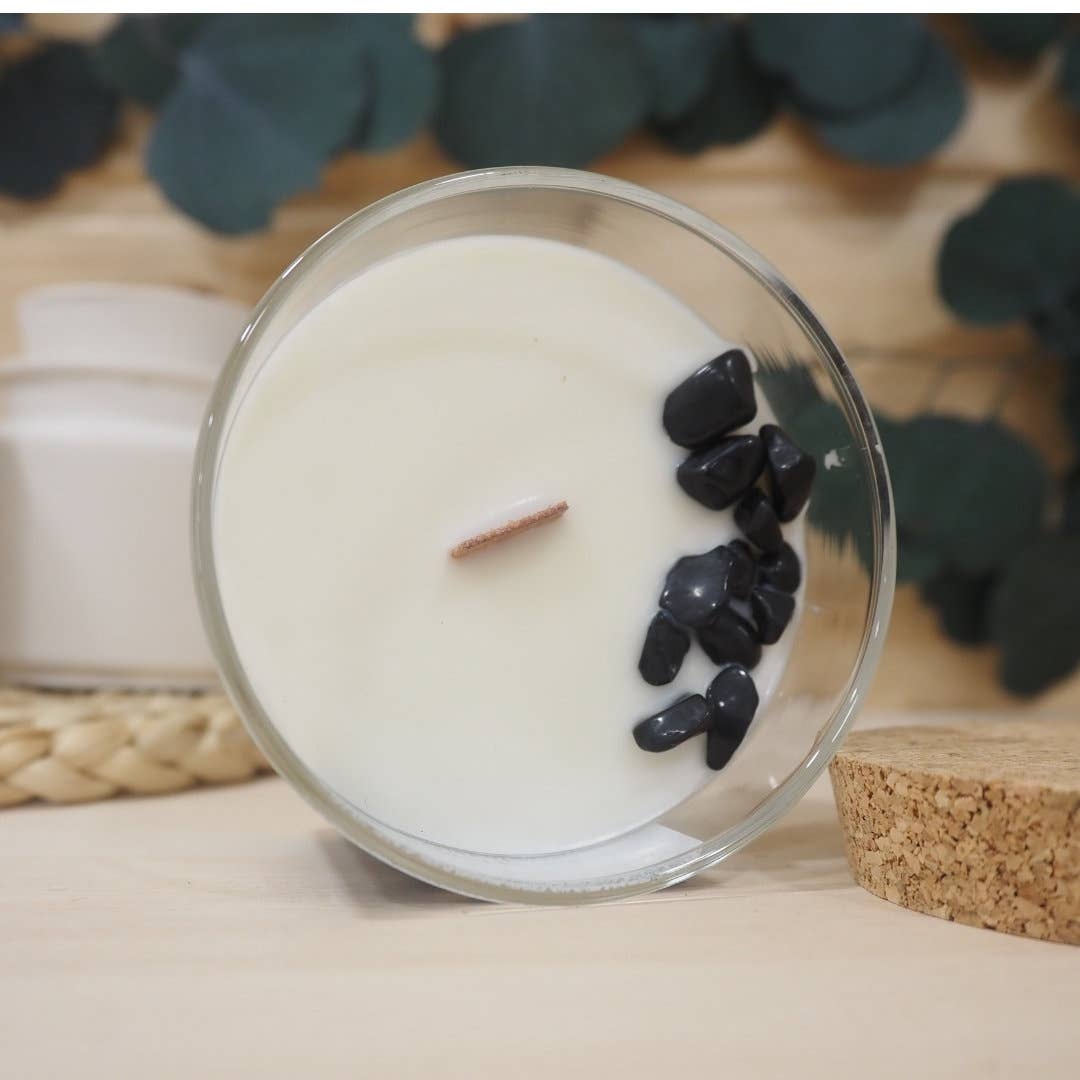 Velas Dunna - Wholesale Jar/Filled Candle - Soy wax candle palo santo and tourmaline1