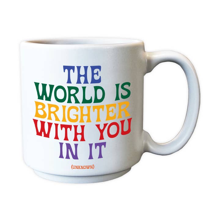 Quotable - Wholesale Coffee Mug - Mini Mugs - ED342 - World Is Brighter (Unknown)0