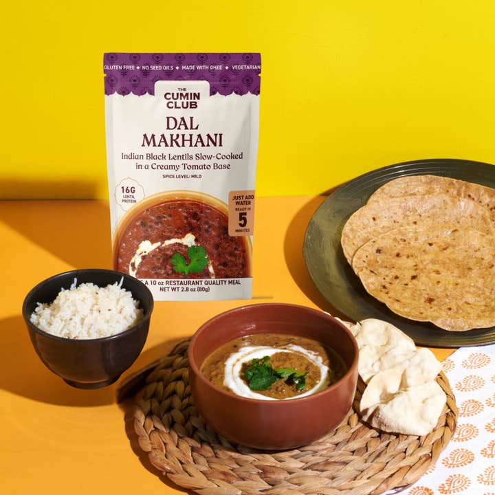 The Cumin Club - Wholesale Shelf Stable Prepared Meal - The Cumin Club Dal Makhani - Ready to eat Indian Meal 1
