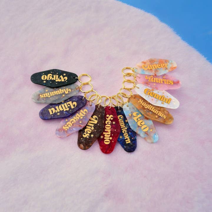 Threads And Needles, INC. - Wholesale Keychain - Women's - Zodiac Sign Keychains2