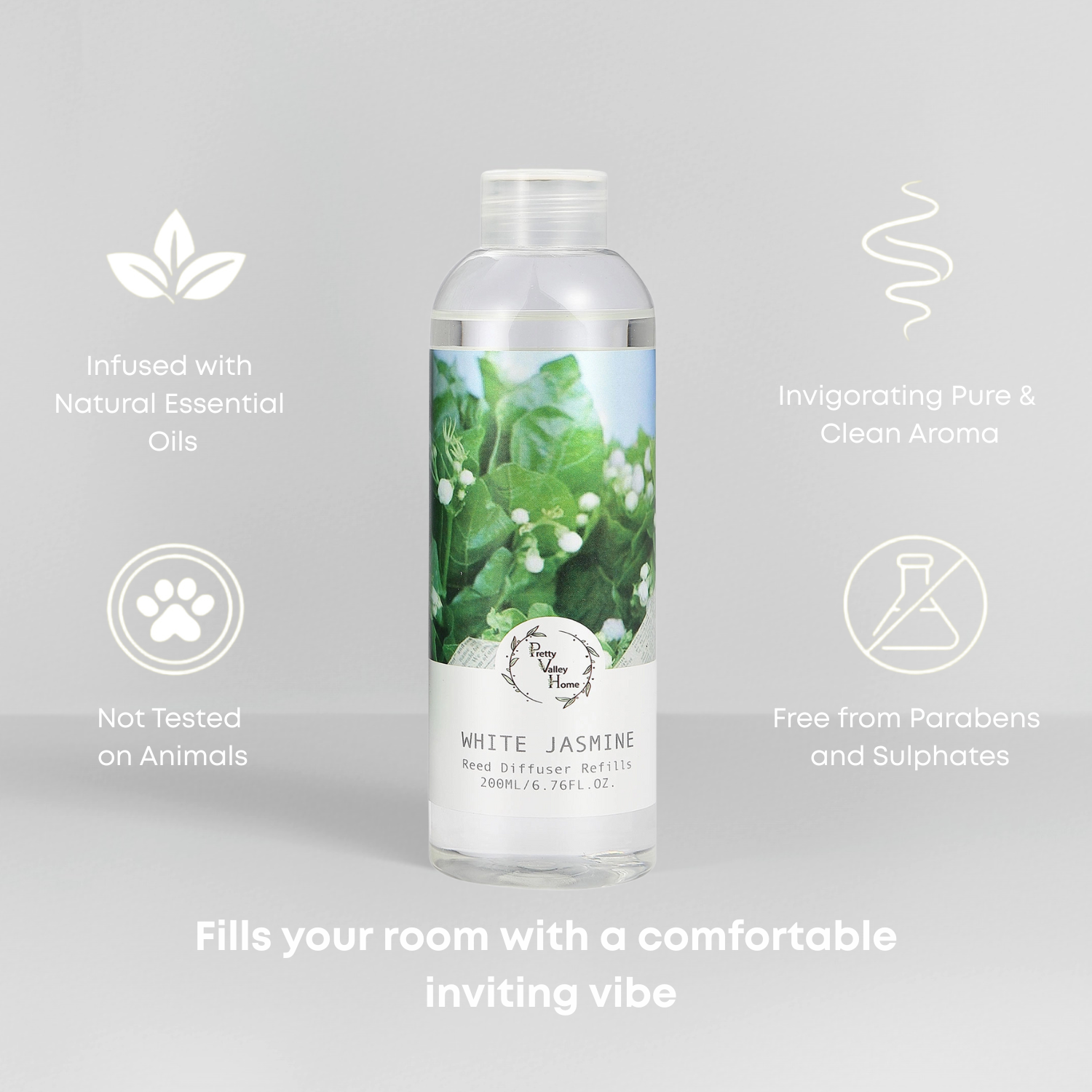 Pretty Valley Home - Wholesale Fragrance Oil - 200ml/6.76 Fl.Oz Reed Diffuser Refill, Fragrance Oil2