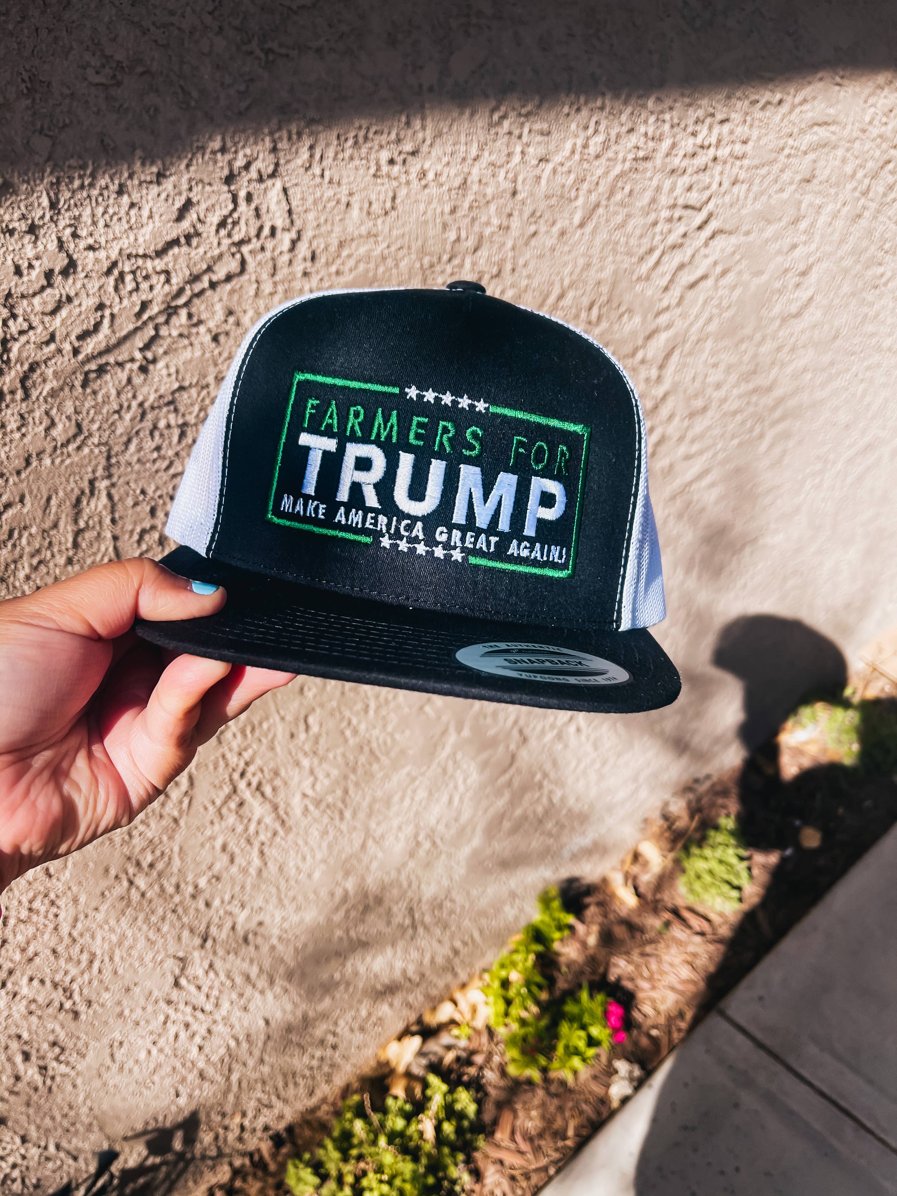 Buckin Barn Wholesale - Wholesale Trucker Hat - Women's - Farmers for trump hat