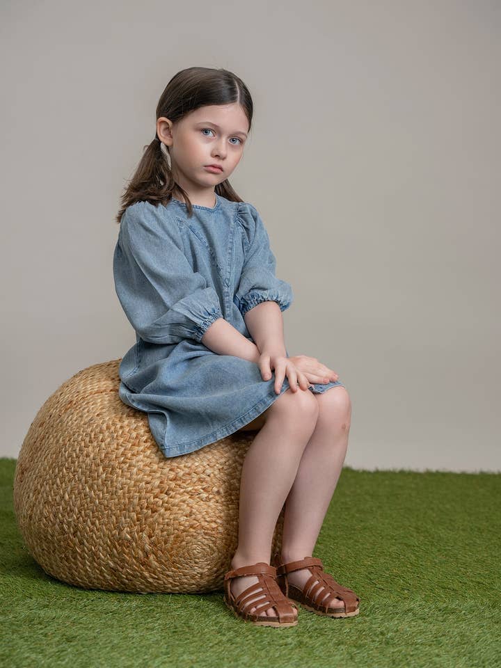 Gewassen spijkerjurk voor wholesale door Hush.Shop