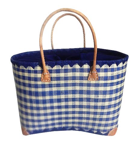 Le comptoir de la plage - Wholesale Beach Bag - "Carreaux Vichy" GM bags assorted pieces per box3