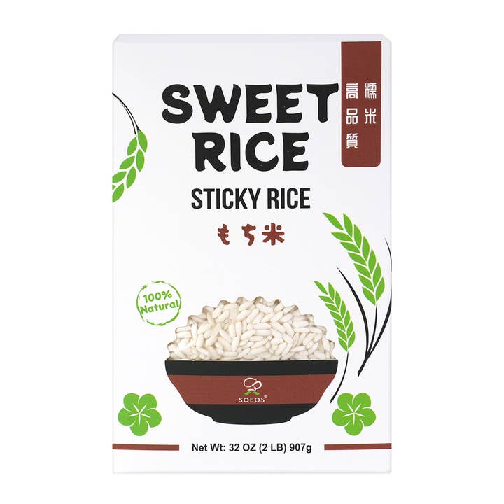 soeos – wholesale Ris – Soeos Söt Kladdig Ris, 907 g (2 lbs)