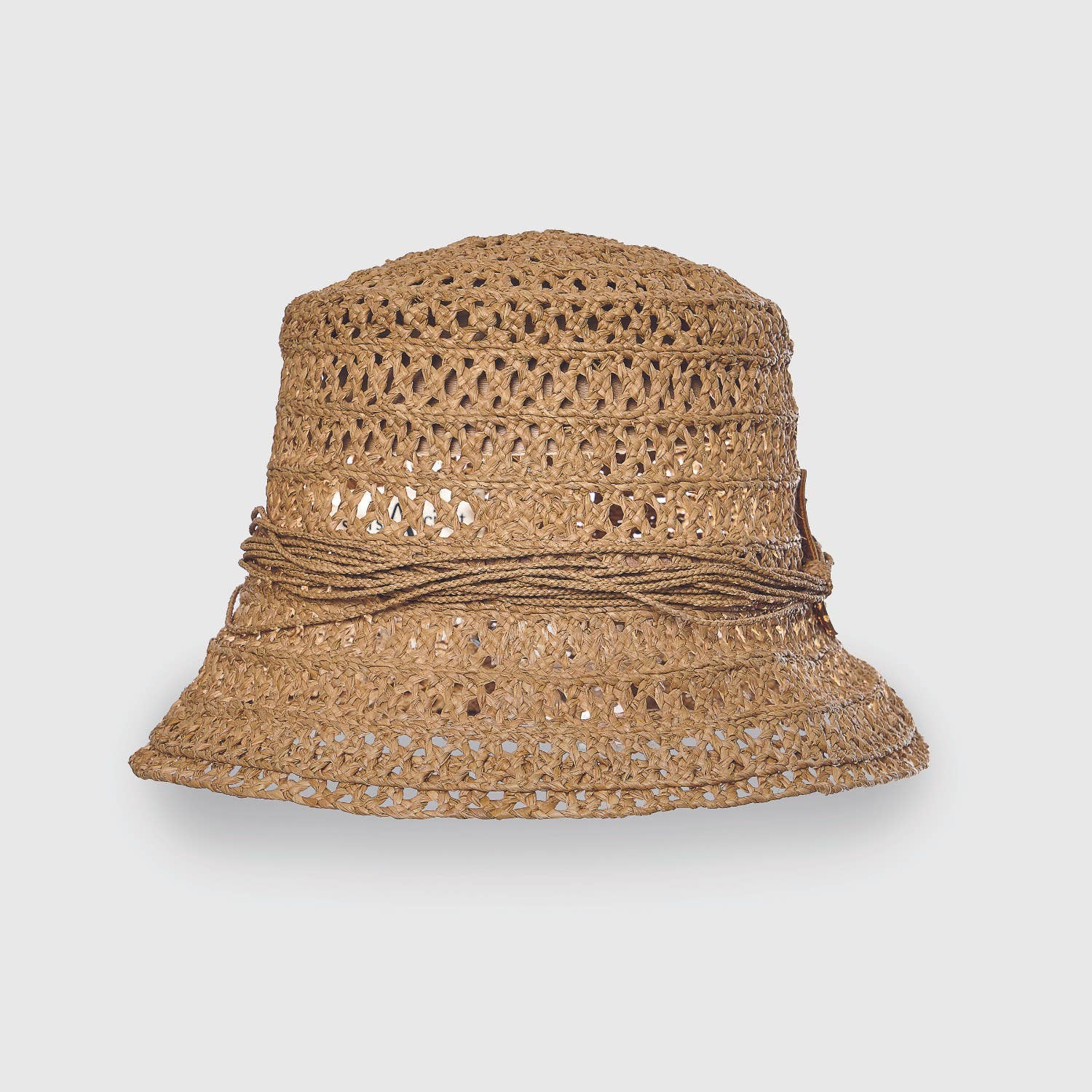 SANS-ARCIDET PARIS - Vendita all'ingrosso Cappello da pescatore - Donna - Cappello a secchiello Arlette SS24 in rafia intrecciata naturale10