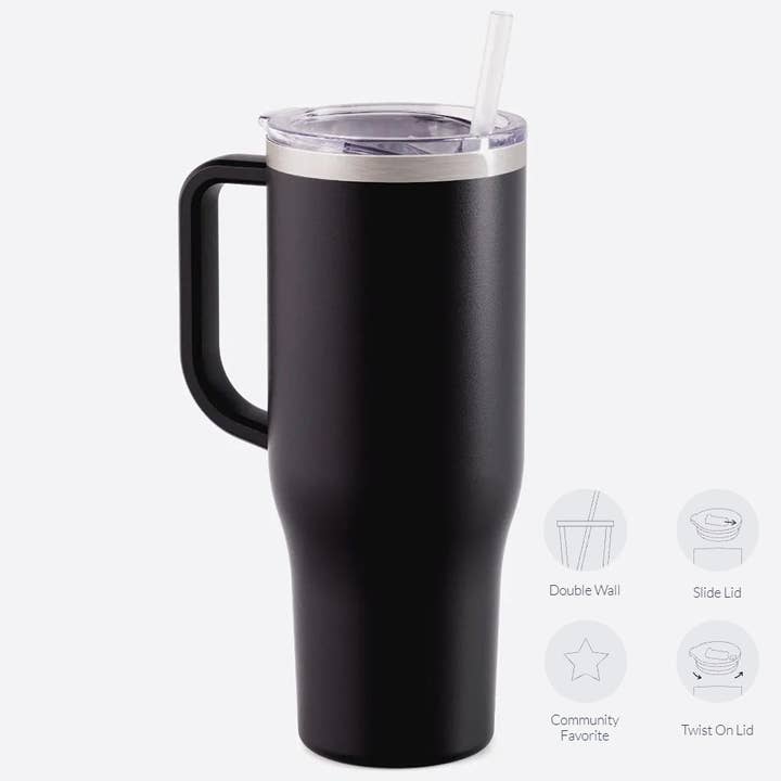 Sensibling Corp. - Wholesale Insulated mug/tumbler - 40oz Stainless Steel Tumbler with Handle1