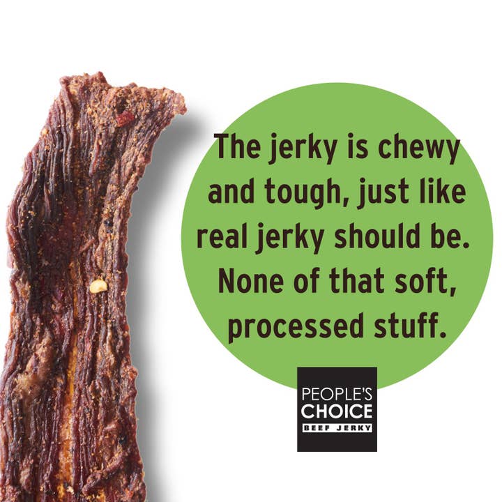 People's Choice Beef Jerky - Wholesale Jerky - Carne Seca - Limon Con Chile Beef Jerky 2.5oz1