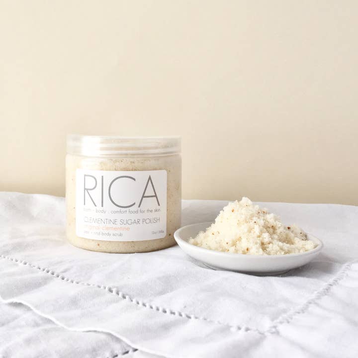 RICA bath + body - Wholesale Body Scrub/Exfoliant - Clementine Sugar Polish, 12 oz.1