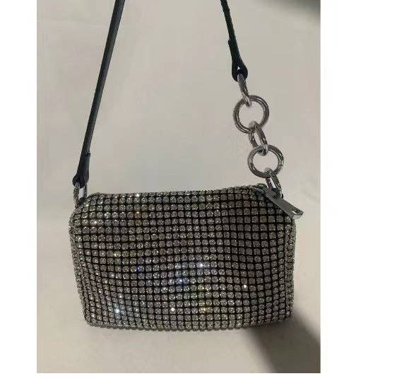 Ole - Wholesale Shoulder Bag - Women's - Rectangle Rhinestone Bag HB22761