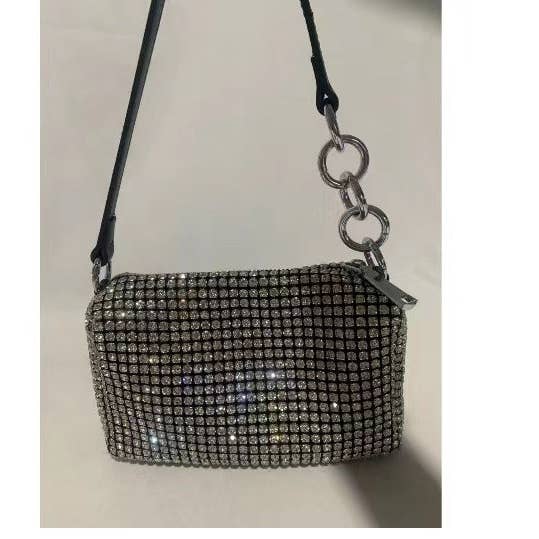 Ole - Wholesale Shoulder Bag - Women's - Rectangle Rhinestone Bag HB22761