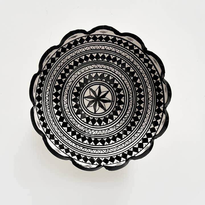 Verve Culture - Wholesale Decorative Plate/Dish/Bowl - Moroccan Safi Ceramic Nesting Bowls4