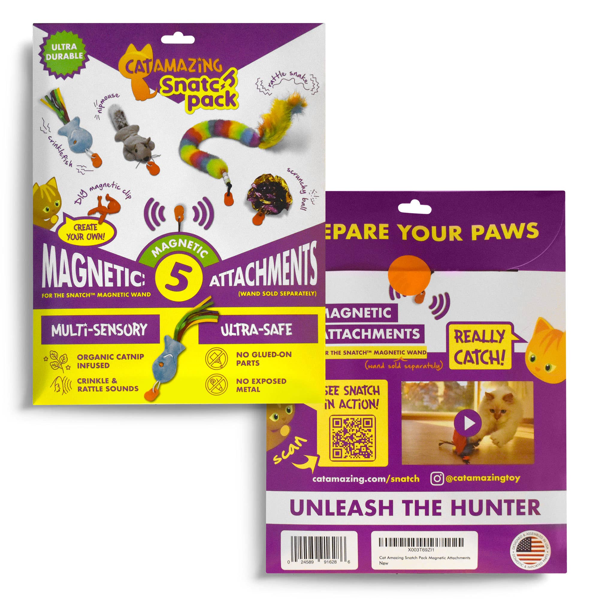 Cat Amazing – wholesale Pet toy – Cat – Snatch Pack – 5 Magnetic Attachments for Snatch Wand8