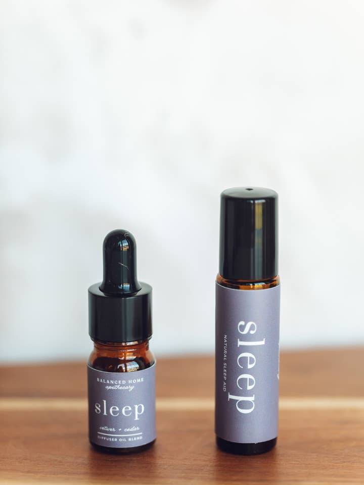 Deep Sleep Essential Oil Blend - Lavender, Cedarwood & Vetiver for Deep, Restful Nights for wholesale by Balanced Home Apothecary