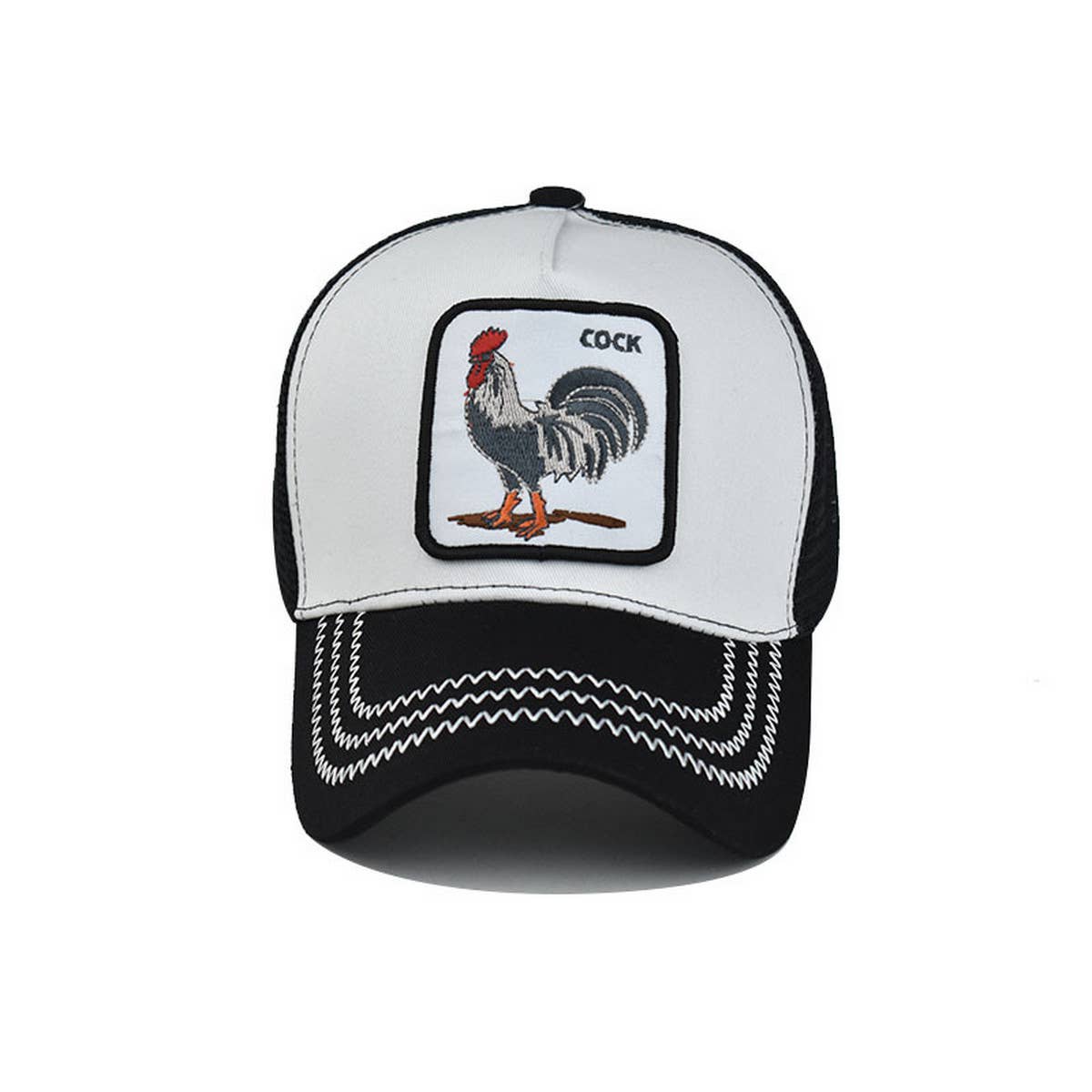 ACCITY - Wholesale Trucker Hat - Unisex - NEW ANIMAL EMBROIDERED BREATHABLE MESH TRUCKER HAT_CWAH135711