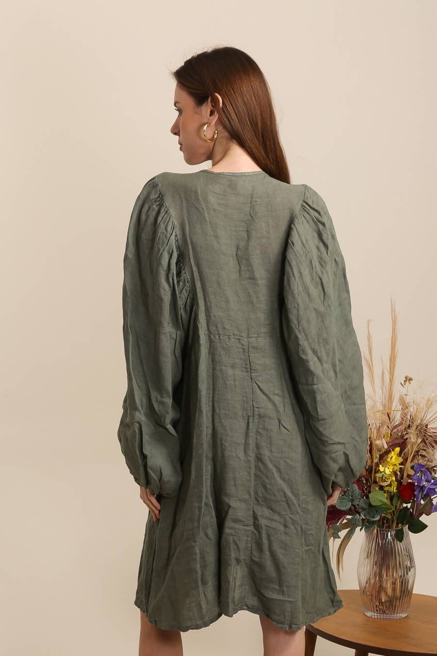 LÉA & LUC - Wholesale Dress - Women's - 100% linen dress REF. 7213634